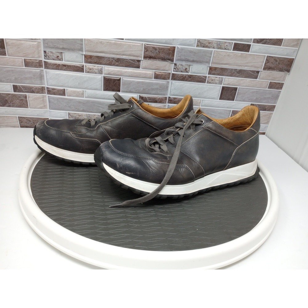 Men's Sz. 12 Allen Edmonds LIGHTYEAR Lace-Up Shoes Sneakers Brown Pre Owned